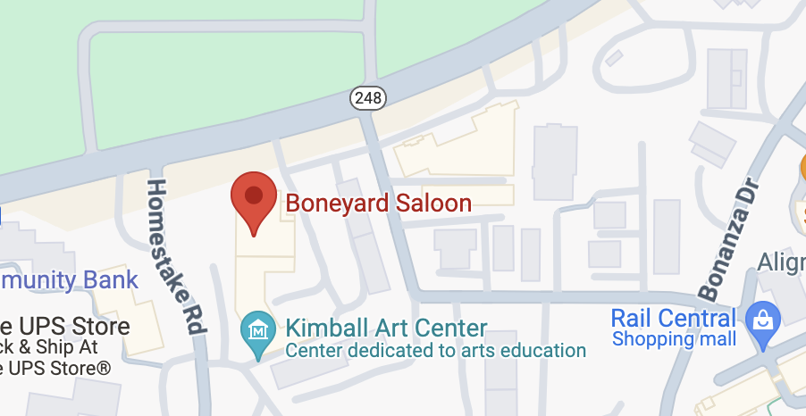 Boneyard Saloon Map