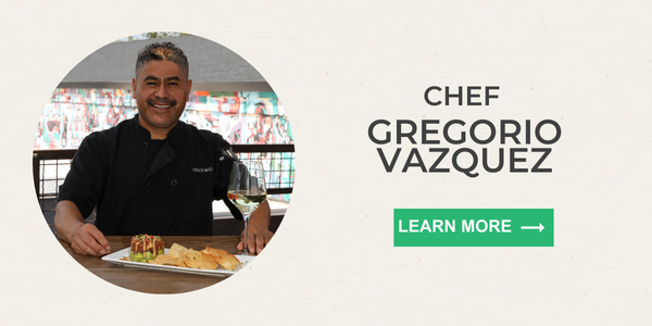 Gregorio Vazquez is the featured chef at this wine lunch.