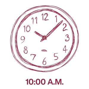 This event starts at 10AM